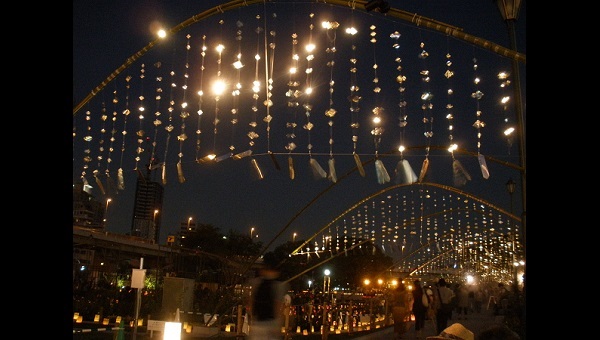 水都大阪２００９、夜の中之島バラ園