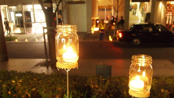 冬の茶屋町
