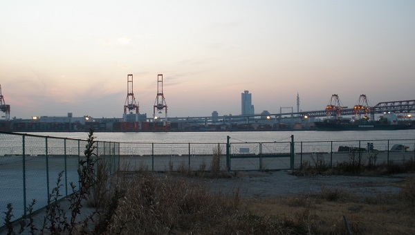 鶴浜からの景色