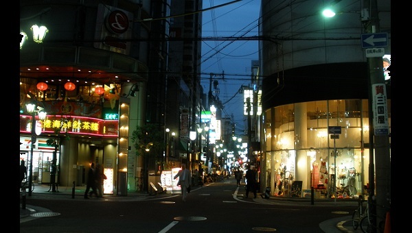 松屋町の交差点