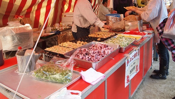 たこ焼きの屋台