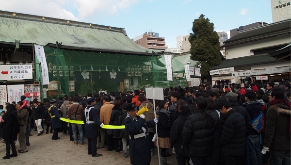 大阪天満宮、初詣