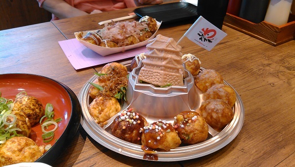 大阪城のたこ焼き